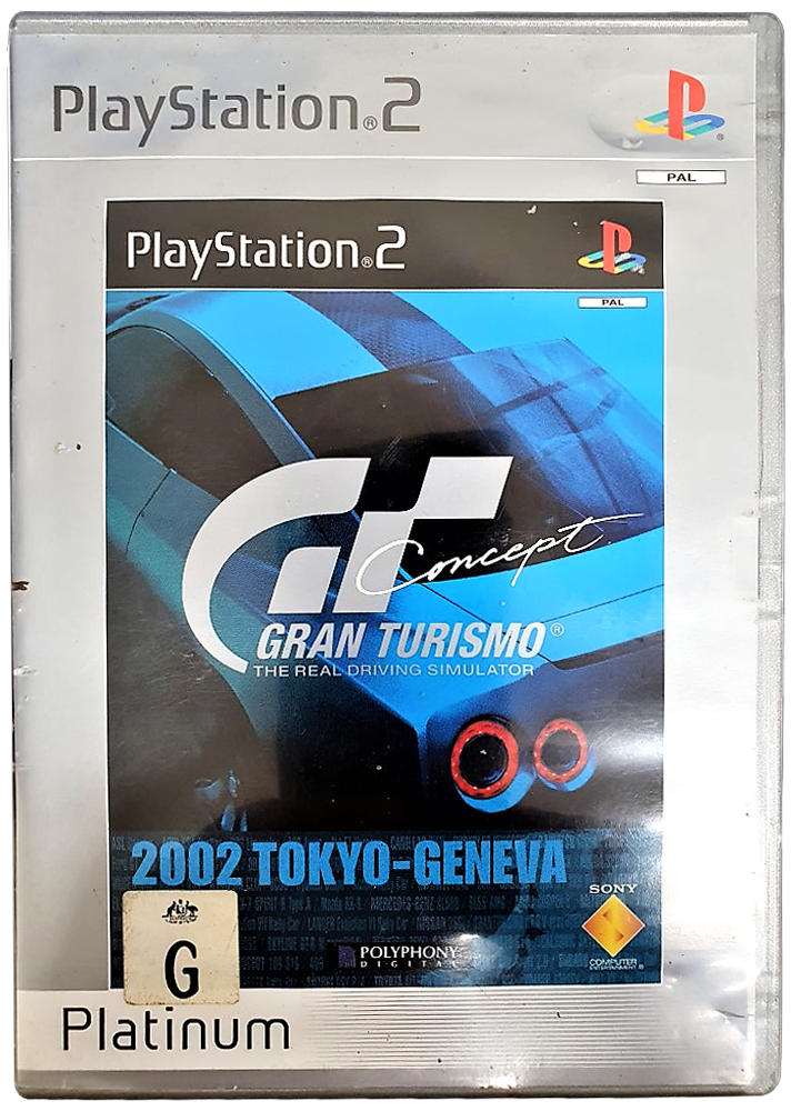 Gran Turismo Concept 2002 Tokyo-Geneva (Platinum)  Sony PS2 PAL *Complete* (Pre-Owned)