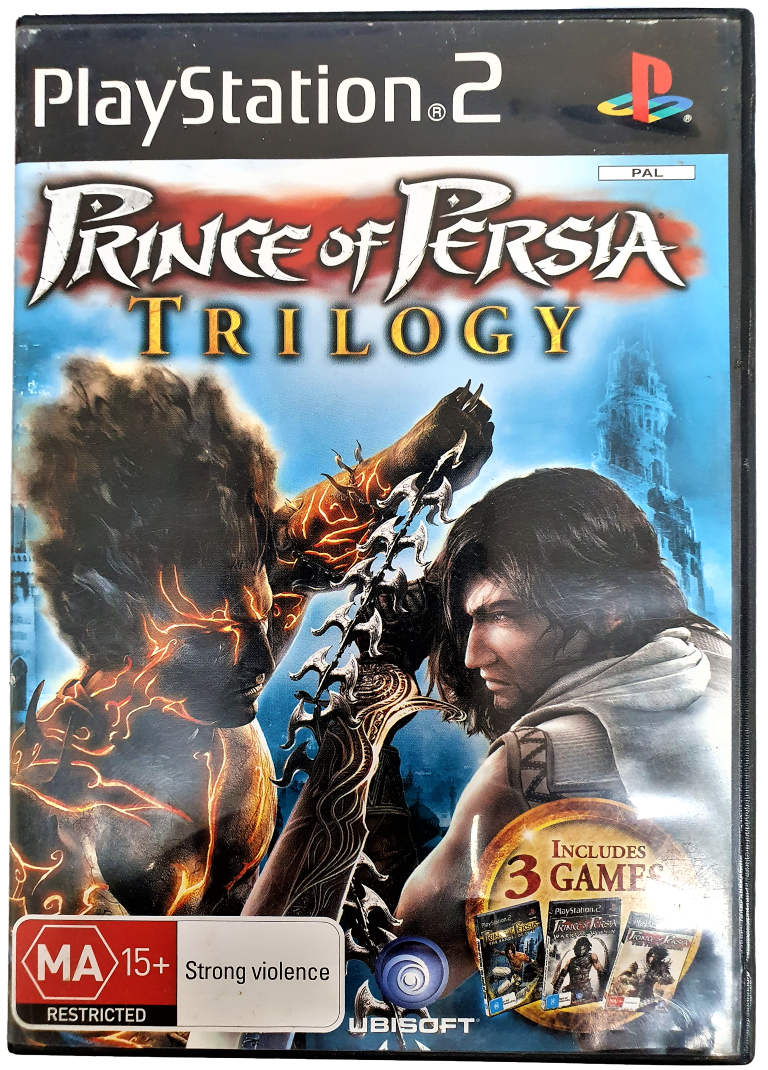 Prince of Persia Trilogy PS2 PAL *Complete* 3 Games - 3 Manuals PlayStation 2 (Pre-Owned)