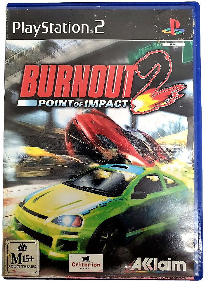 Burnout 2 Point of Impact PS2 PAL *Complete* (Pre-Owned)