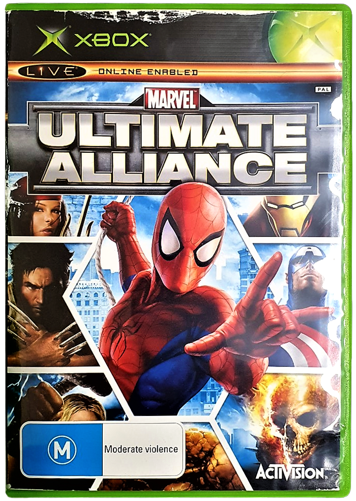 Marvel Ultimate Alliance XBOX Original PAL *Complete* (Pre-Owned)