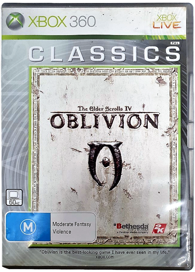 The Elder Scrolls IV Oblivion XBOX 360 PAL XBOX360 (Pre-Owned)
