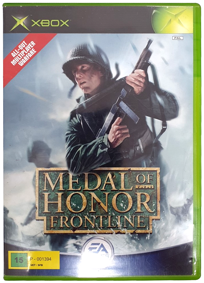 Medal of Honor Frontline Xbox Original PAL*Complete* (Pre-Owned)