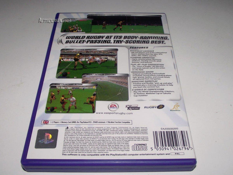 Rugby EA Sports PS2 PAL *Complete* (Preowned)