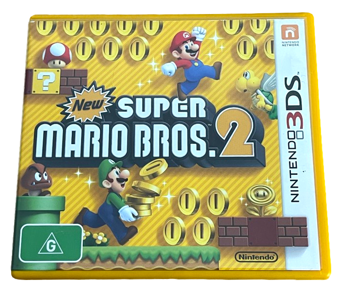 Super Mario Bros 2 Nintendo 3DS 2DS Game *Complete* (Preowned)