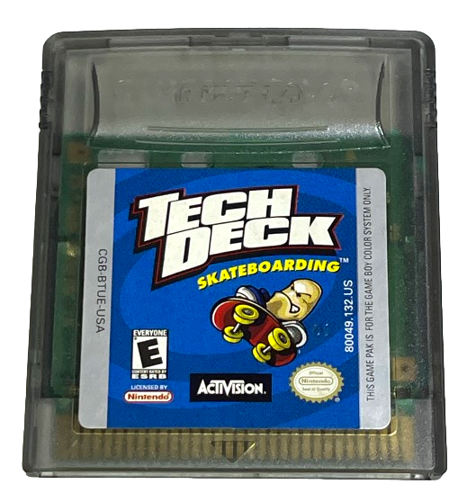 Tech Deck Skateboarding Boxed Nintendo Gameboy Color *Complete* (Preowned)