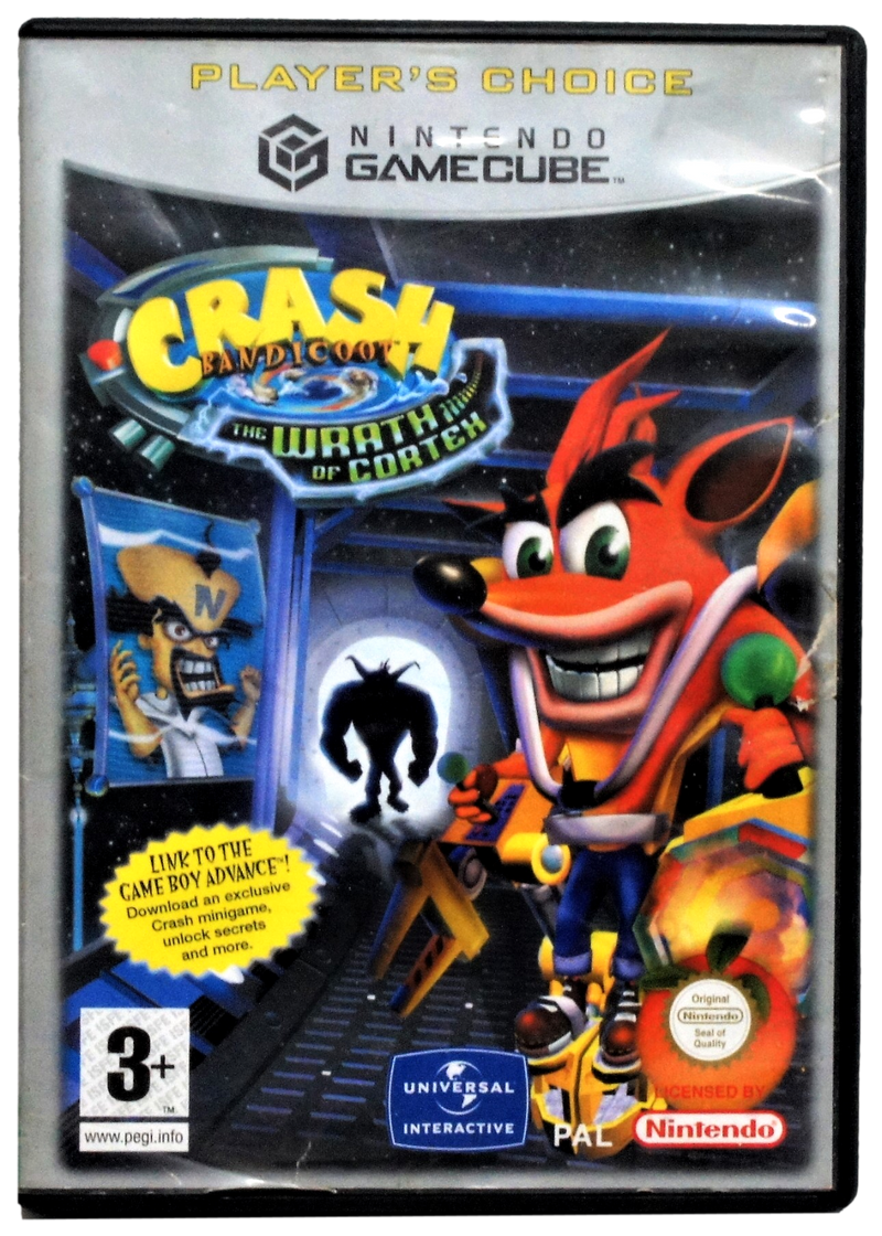 Crash Bandicoot The Wrath of Cortex Nintendo GC PAL *No Manual* Players Choice