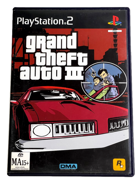 Grand Theft Auto Liberty City Stories PS2 (Platinum) PAL *Manual No Map*