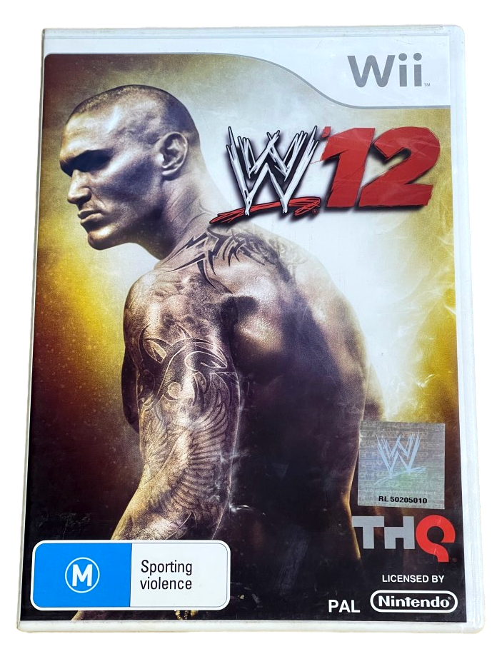 WWE '12 Wrestlemania Nintendo Wii PAL *Complete* Wii U Compatible (Pre-Owned)