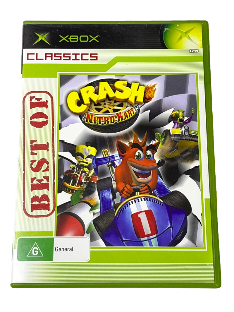 Crash Nitro Kart XBOX Original PAL (Classics) *No Manual* (Pre-Owned)