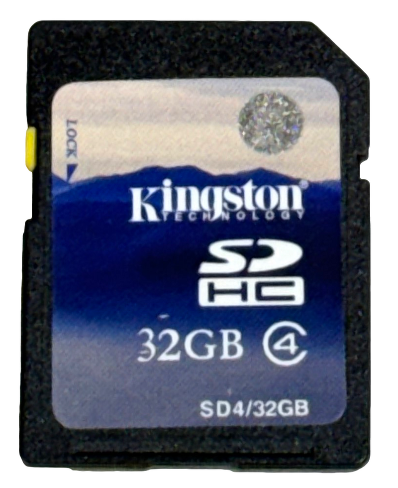 Kingston 32GB SDHC Secure Digital Memory Card SD Nintendo 3DS