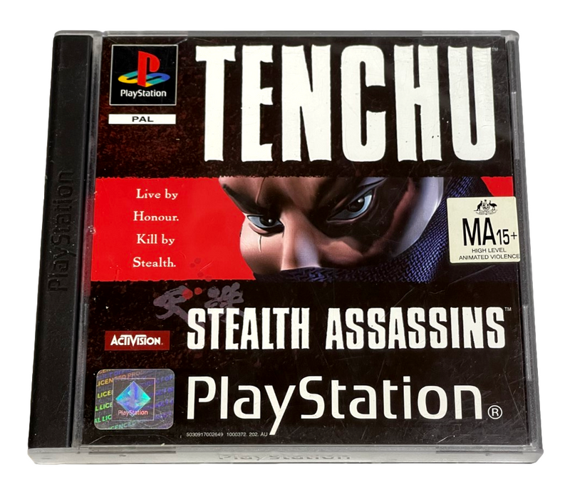 Tenchu Stealth Assassins PS1 PS2 PS3 PAL *Complete* (Preowned)