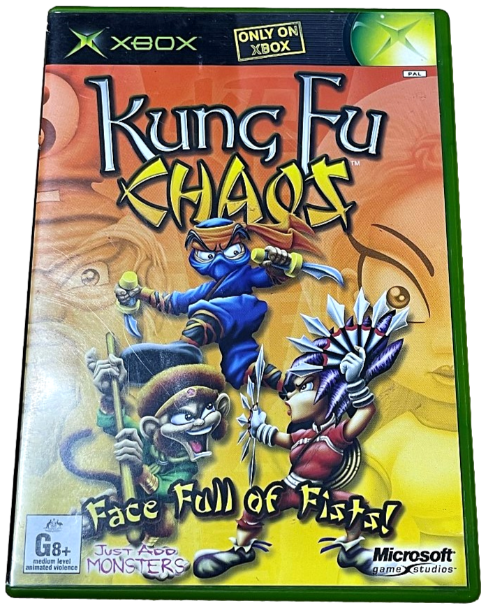 Kung Fu Chaos XBOX Original PAL *No Manual* (Pre-Owned)