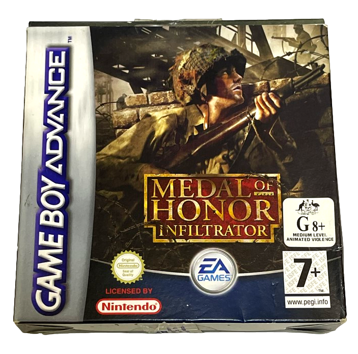 Medal Of Honor Infiltrator Nintendo Gameboy Advance GBA *Complete* Boxed (Preowned)