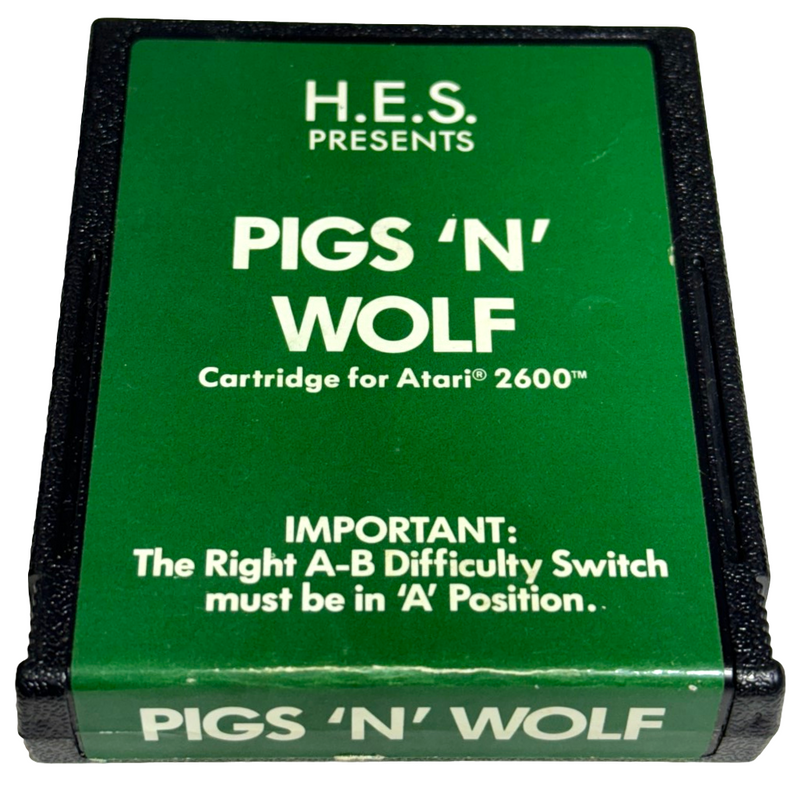 Pigs 'N' Wolf Atari 2600 *Cartridge Only* H.E.S. (Preowned)