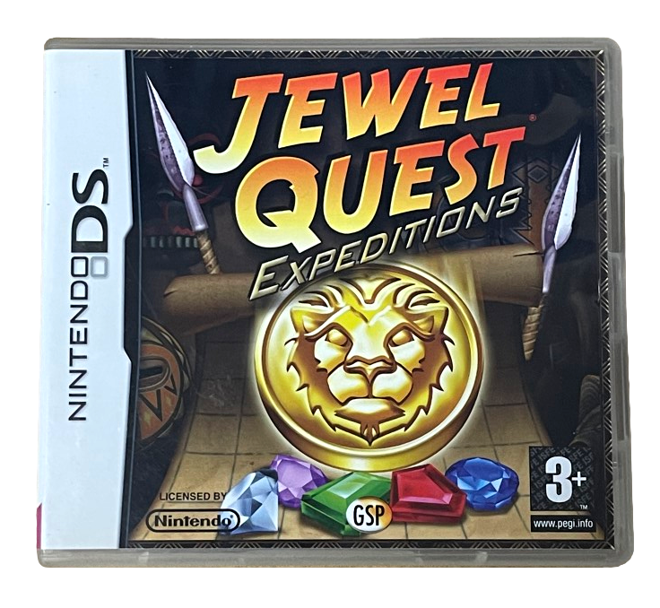 Jewel Quest Expeditions Nintendo DS 2DS 3DS Game *Complete* (Pre-Owned)