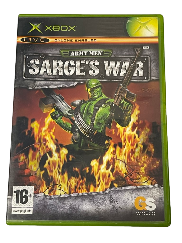 Army Men Sarge's War Xbox Original PAL *Complete* (Preowned)