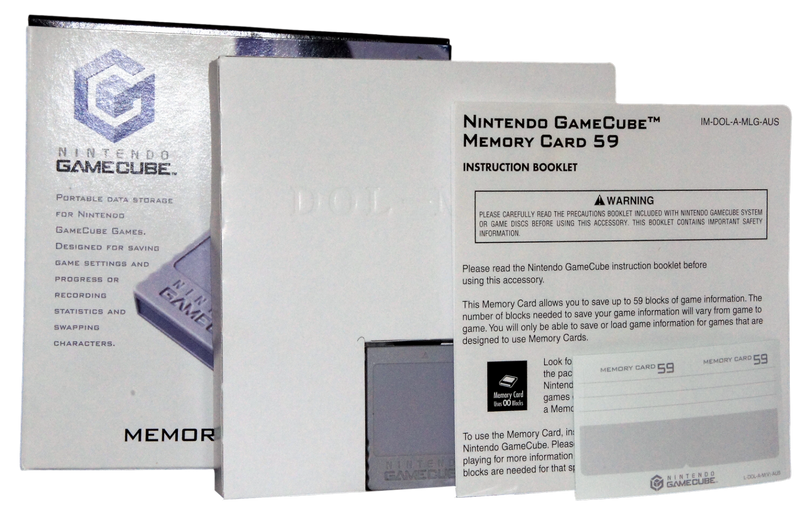 Genuine Memory Card For Nintendo GameCube 59 Blocks Official Boxed Aus/NZ