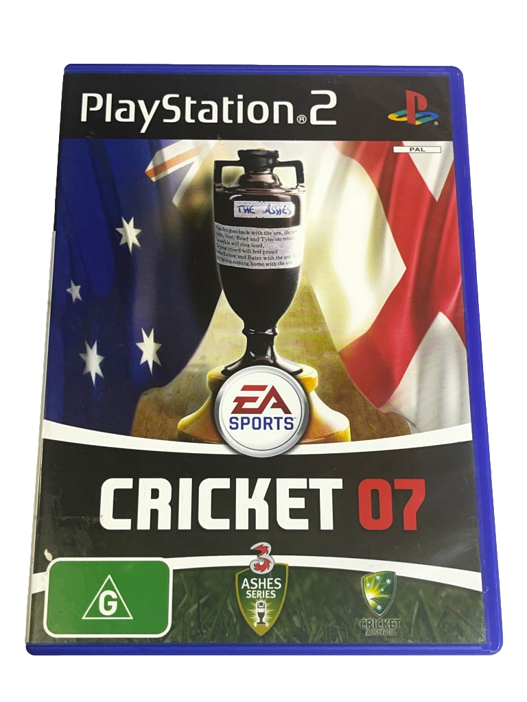 EA Sports Cricket 07 Ashes PS2 PAL *No Manual* (Preowned)