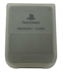 Genuine Sony Playstation 1 Memory Card 1MB Grey PS1 With Case (Preowned)