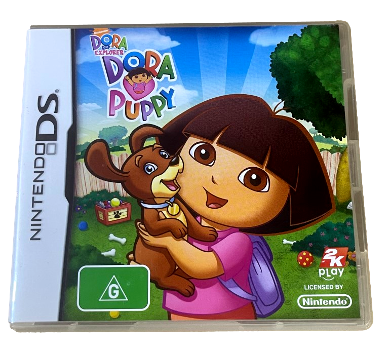 Dora Puppy Nintendo DS 2DS 3DS Game *Complete* (Pre-Owned)