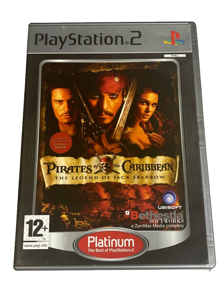 Pirates of the Caribbean The Legend of Jack Sparrow PS2 (Platinum) PAL No Manual (Preowned)