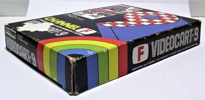 Boxed Channel F Videocart Fairchild Video Entertainment System 9 Drag Strip