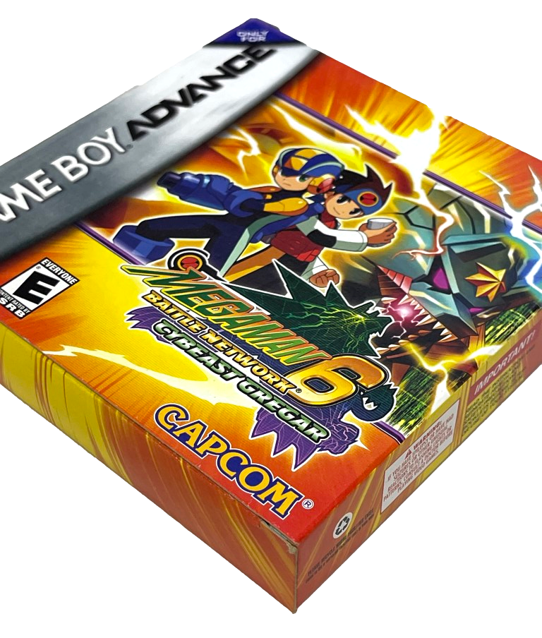 Mega Man 6 Battle Network Cybeast Gregar Nintendo Gameboy Advance GBA *Complete* Boxed (Preowned)