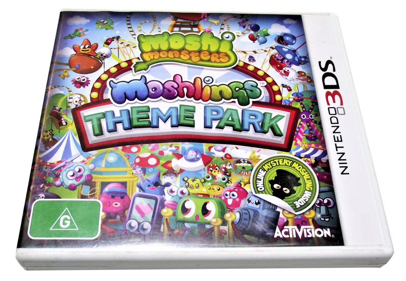 Moshi Monsters Moshlings Theme Park Nintendo 3DS 2DS Game (Pre-Owned)