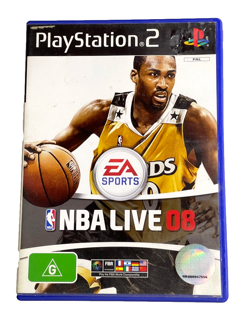 NBA Live 08 PS2 PAL *No Manual* (Preowned)