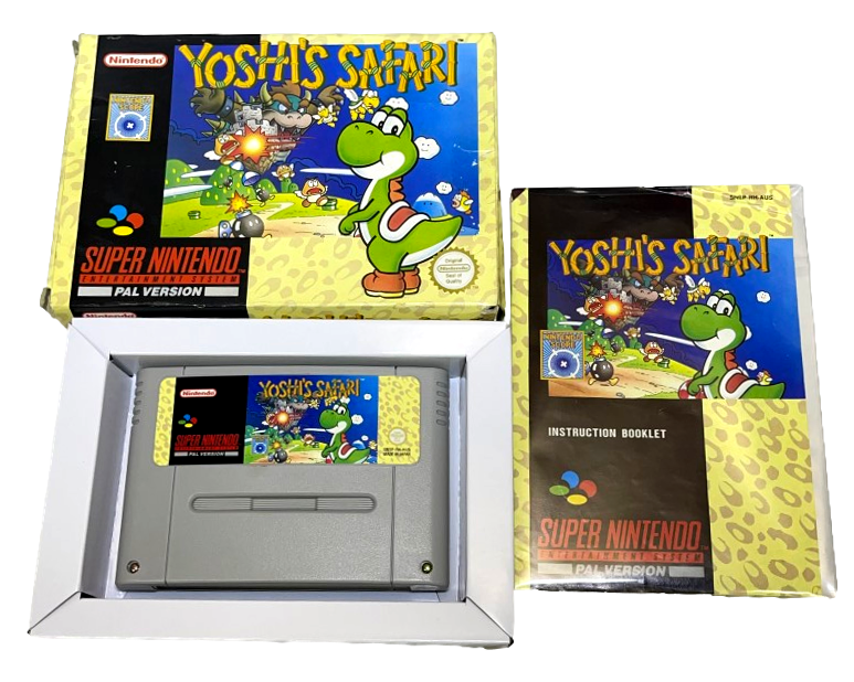 Yoshi's Safari Nintendo SNES Boxed PAL *Complete* (Preowned)