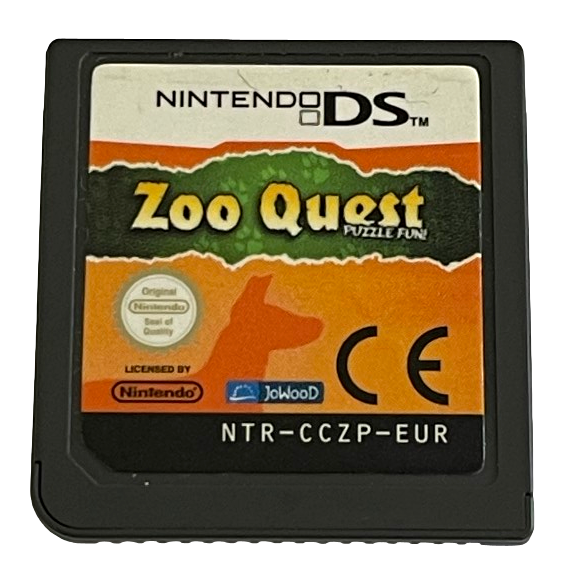 Zoo Quest Puzzle Fun Nintendo DS 2DS 3DS *Cartridge Only* (Preowned)