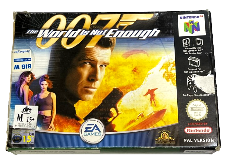 007 The World is Not Enough Nintendo 64 N64 Boxed PAL *Complete* (Preowned)