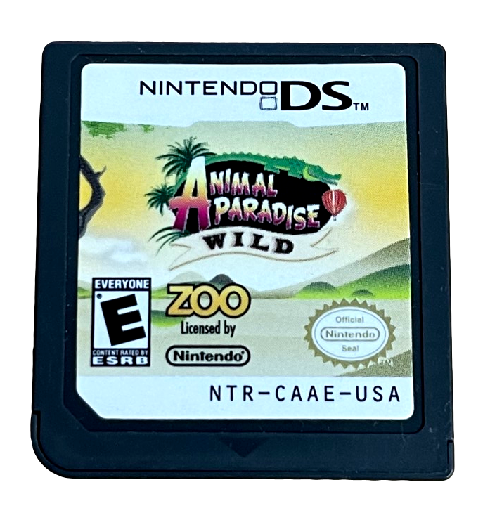 Animal Paradise Wild Nintendo DS 2DS 3DS Game *Cartridge Only* (Pre-Owned)