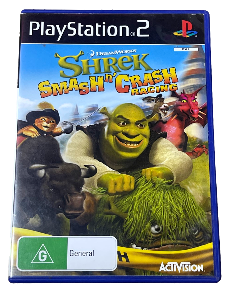 Shrek Smash N Crash Racing PS2 PAL *Complete* (Preowned)