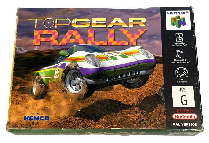 Top Gear Rally Nintendo 64 N64 Boxed PAL *Complete* (Preowned)
