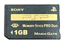 Genuine Sony 1GB Sony PSP Memory Stick Pro Duo Memory Card (Preowned)