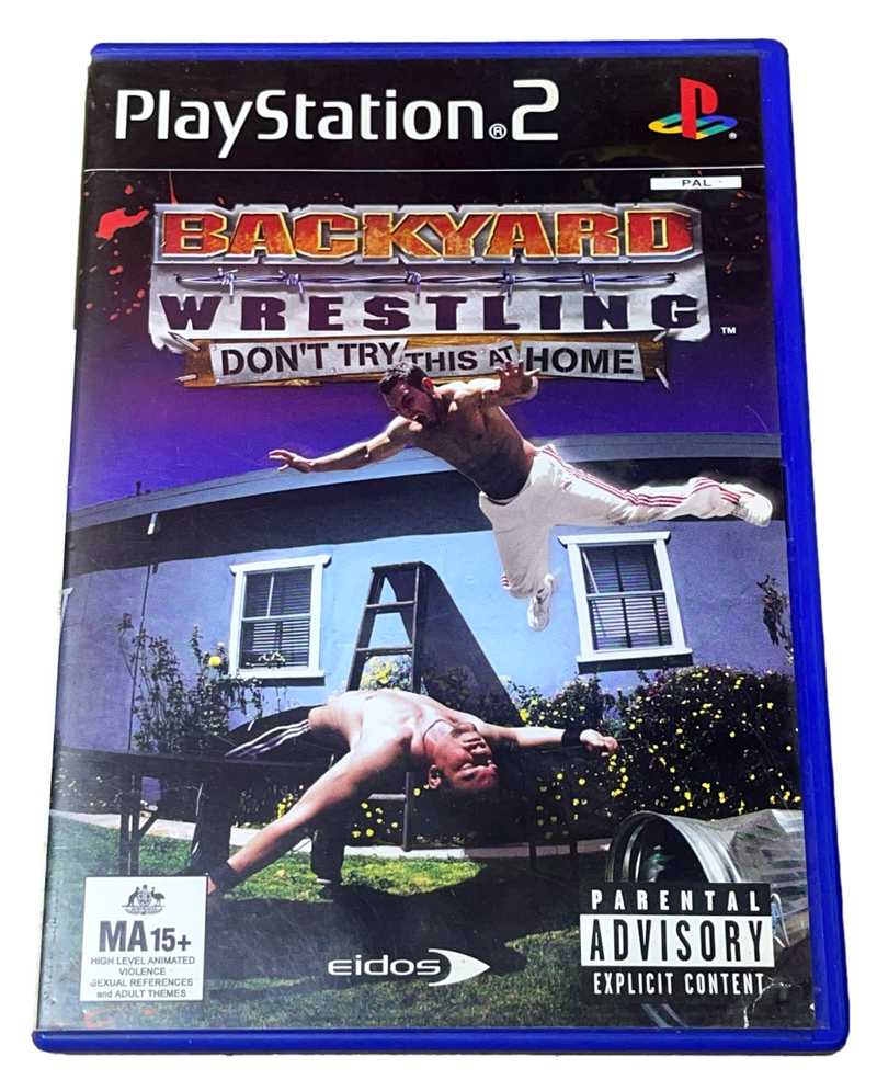 Backyard Wrestling Don't Try This At Home PS2 PAL *Complete* (Pre-Owned)