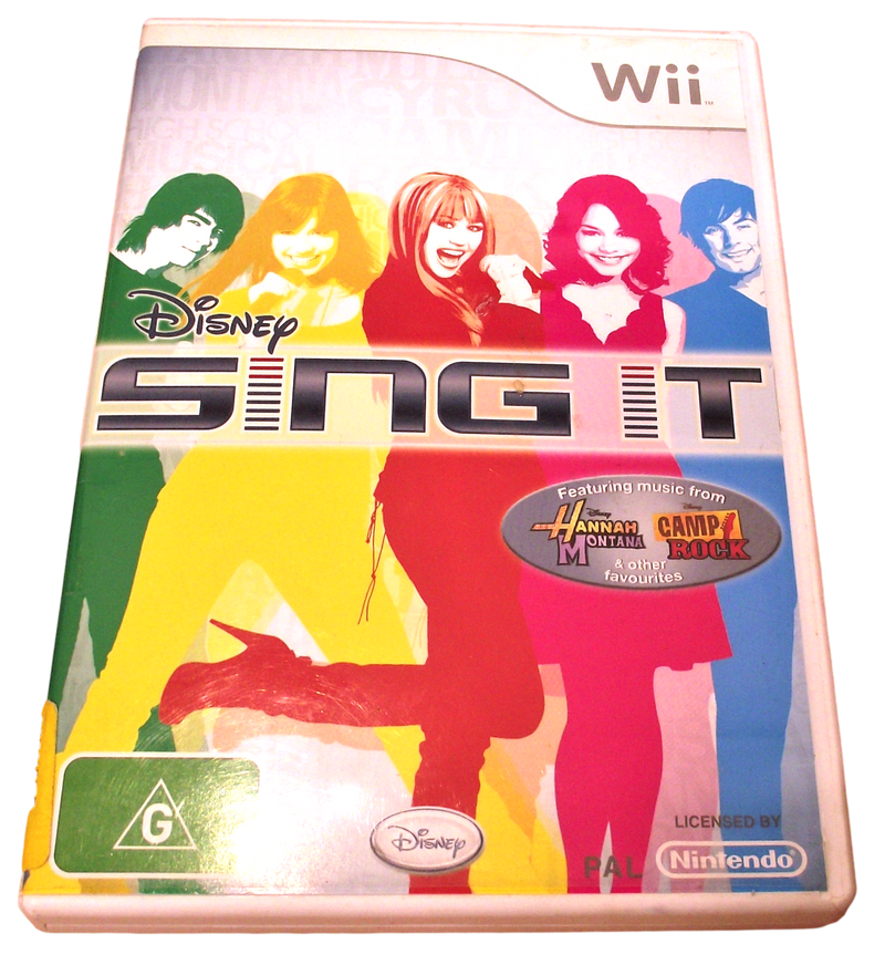 Disney Sing It Nintendo Wii PAL *Complete* Wii U Compatible (Pre-Owned)