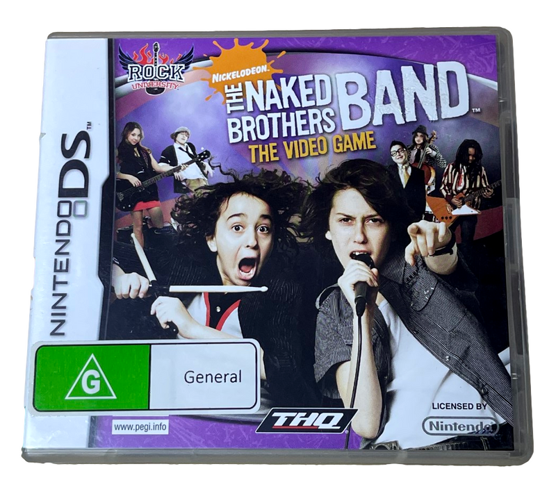 The Naked Brothers Band Nintendo DS 2DS 3DS Game *Complete* (Pre-Owned)