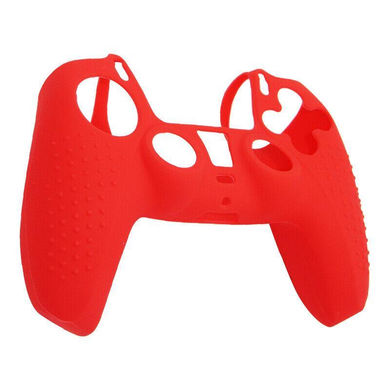 Silicone Cover For PS5 Controller Case Skin - Red Studded - Games We Played