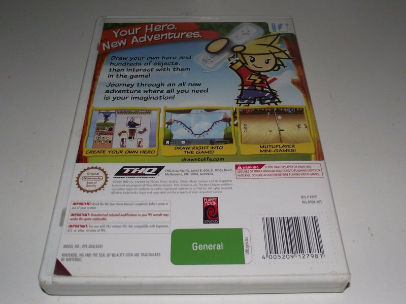 Drawn To Life The Next Chapter Nintendo Wii PAL *Complete*(Preowned)
