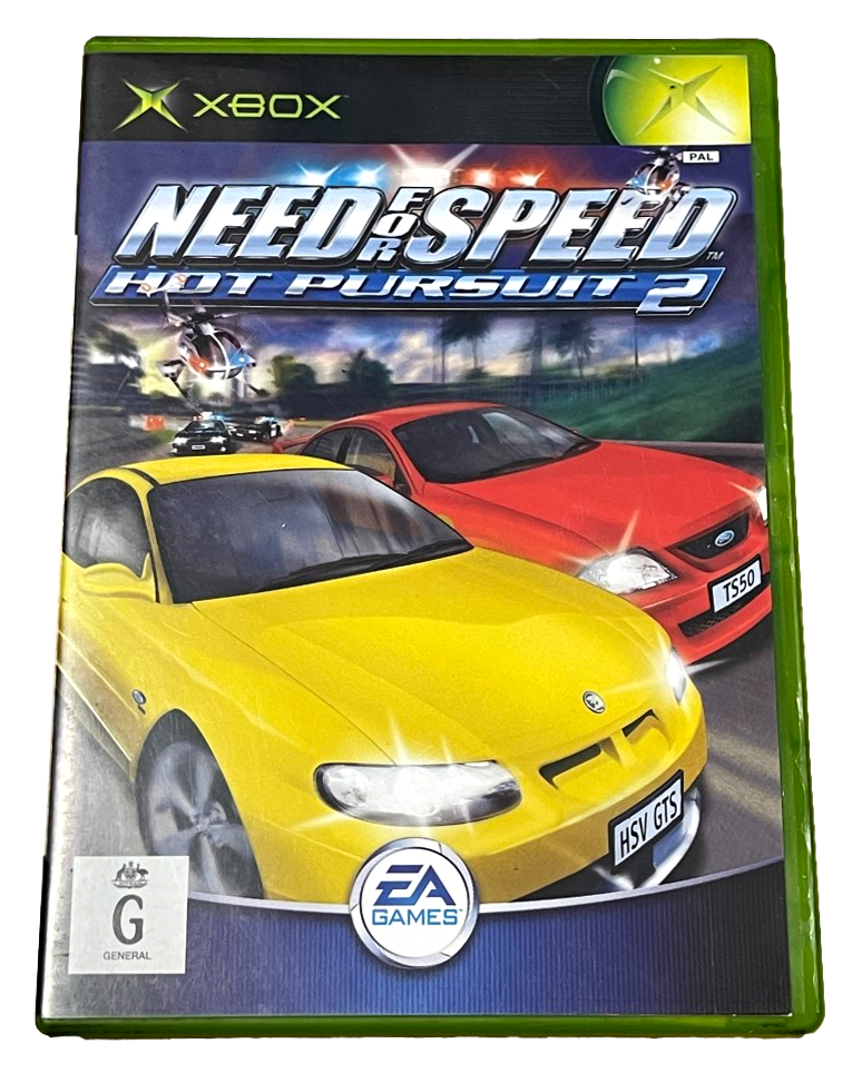 Need for Speed  Hot Pursuit 2 XBOX Original PAL *No Manual* (Pre-Owned)