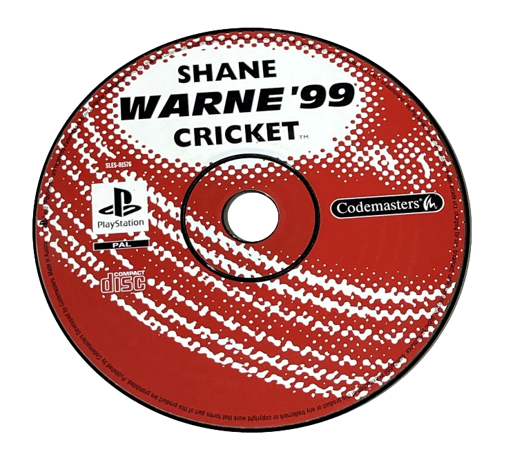 Shane Warne Cricket '99 PS1 PS2 PS3 PAL *Disc Only* (Pre-Owned)
