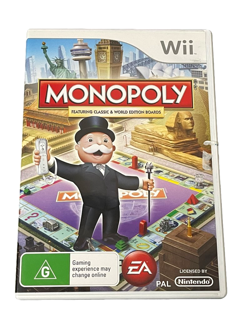 Monopoly Nintendo Wii PAL *Complete* Wii U Compatible (Pre-Owned)
