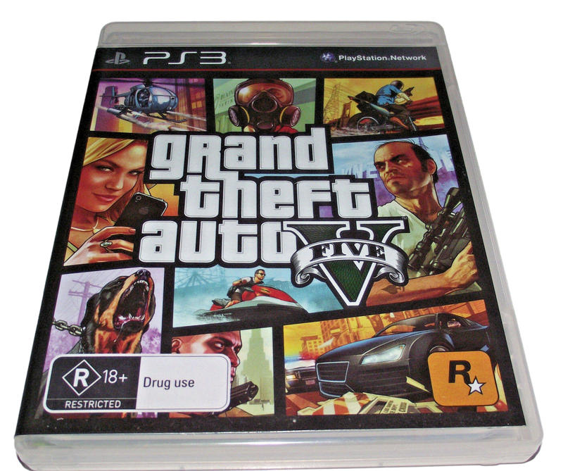 Grand Theft Auto V 5 PS3 PAL *Complete* (Pre-Owned)