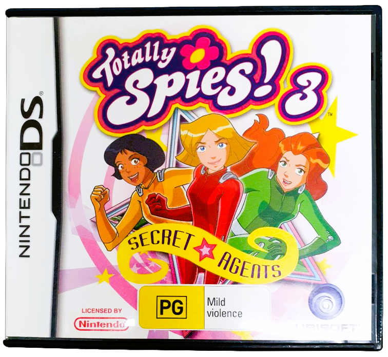 Totally Spies! 3 Secret Agents Nintendo DS 3DS Game *No Manual* (Preowned)