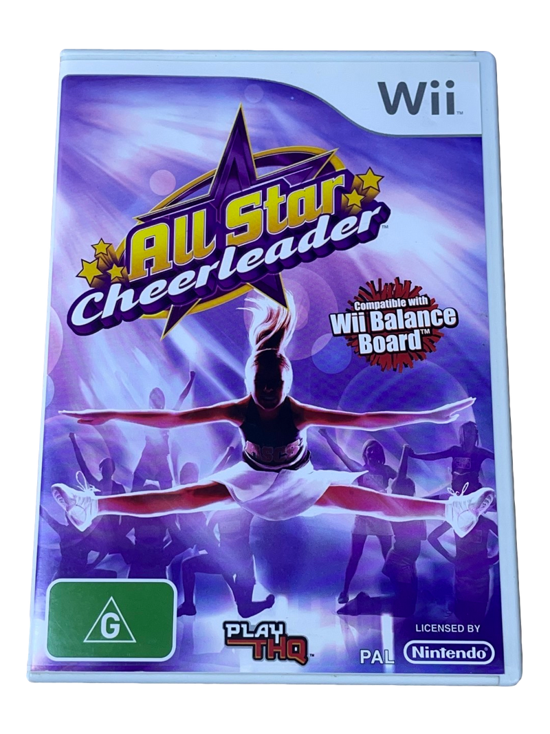 All Star Cheerleader Nintendo Wii PAL *Complete* Wii U Compatible (Pre-Owned)