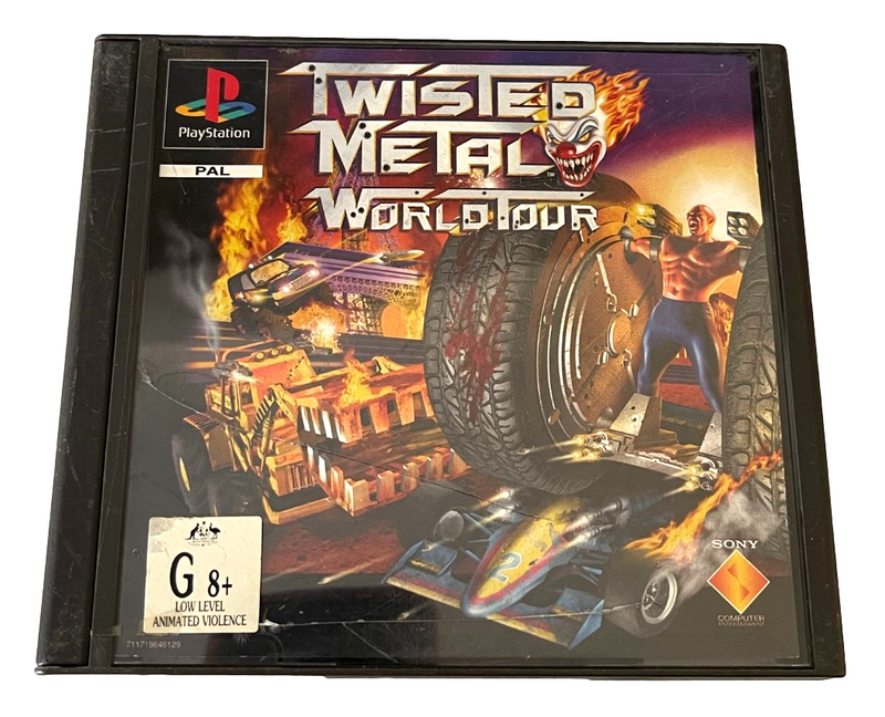 Twisted Metal World Tour PS1 PS2 PS3 PAL *No Manual* (Preowned)