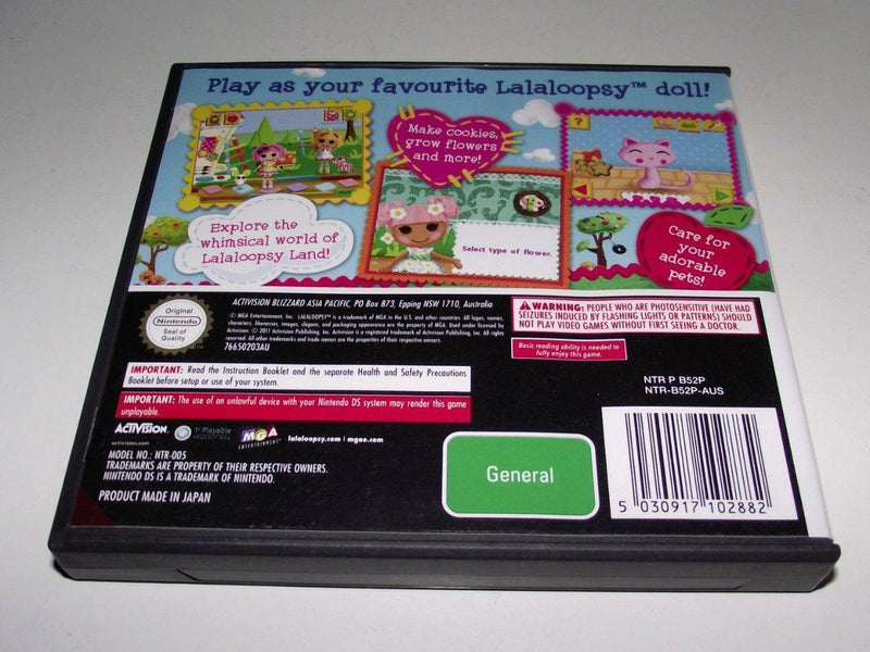 Lalaloopsy Sew Magical Sew Cute DS 2DS 3DS Game *Complete* (Pre-Owned)