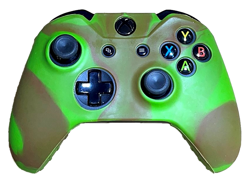 Silicone Cover For XBOX ONE Controller Skin Case Green/Coffee
